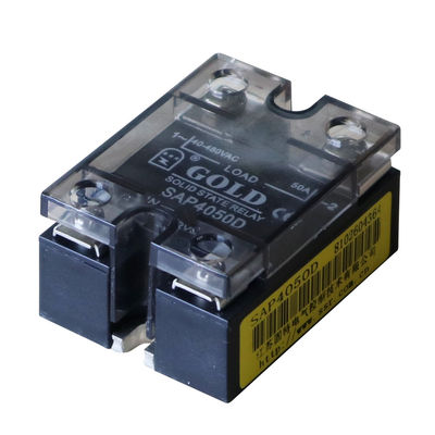 ISO9001 2000 Single Phase ssr50A Ac Dc Solid State Relay