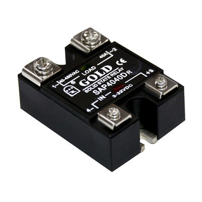 ISO9001 2000 Single Phase ssr50A Ac Dc Solid State Relay