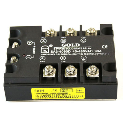 3mA Off State Leakage 3 Phase SSR Relay 75a 240v